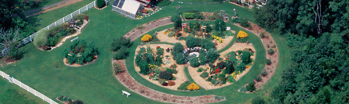 Aerial view of Perelandra (Photograph: Copyright &copy; Perelandra Ltd. All Rights Reserved. Used with permission.)