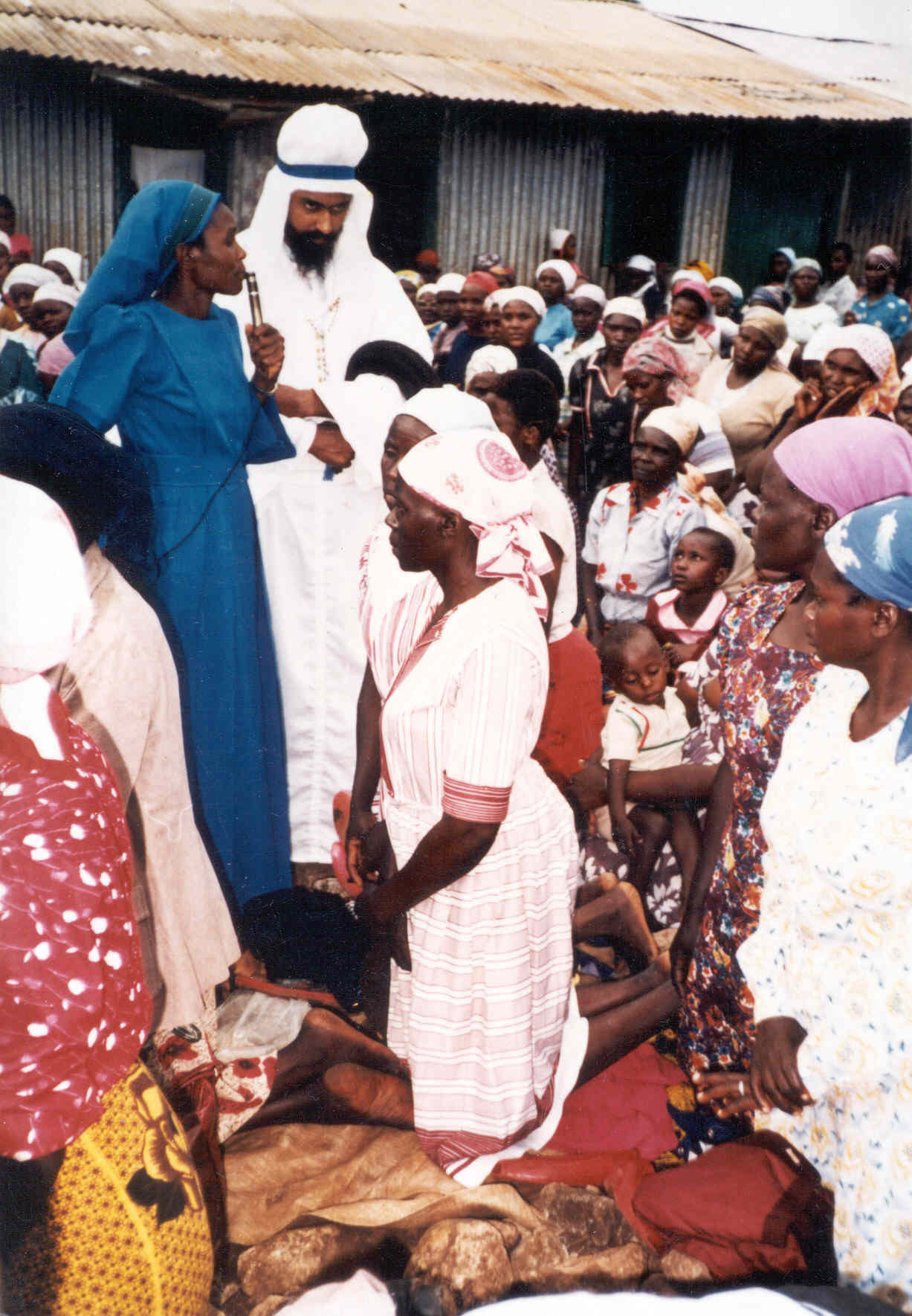 Maitreya as he appeared in Nairobi, Kenya, on 11 June 1988
